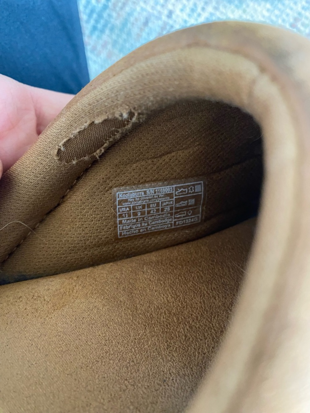 Koolaburra Tan Suede Slip-On Shoe - Picture 8 of 8